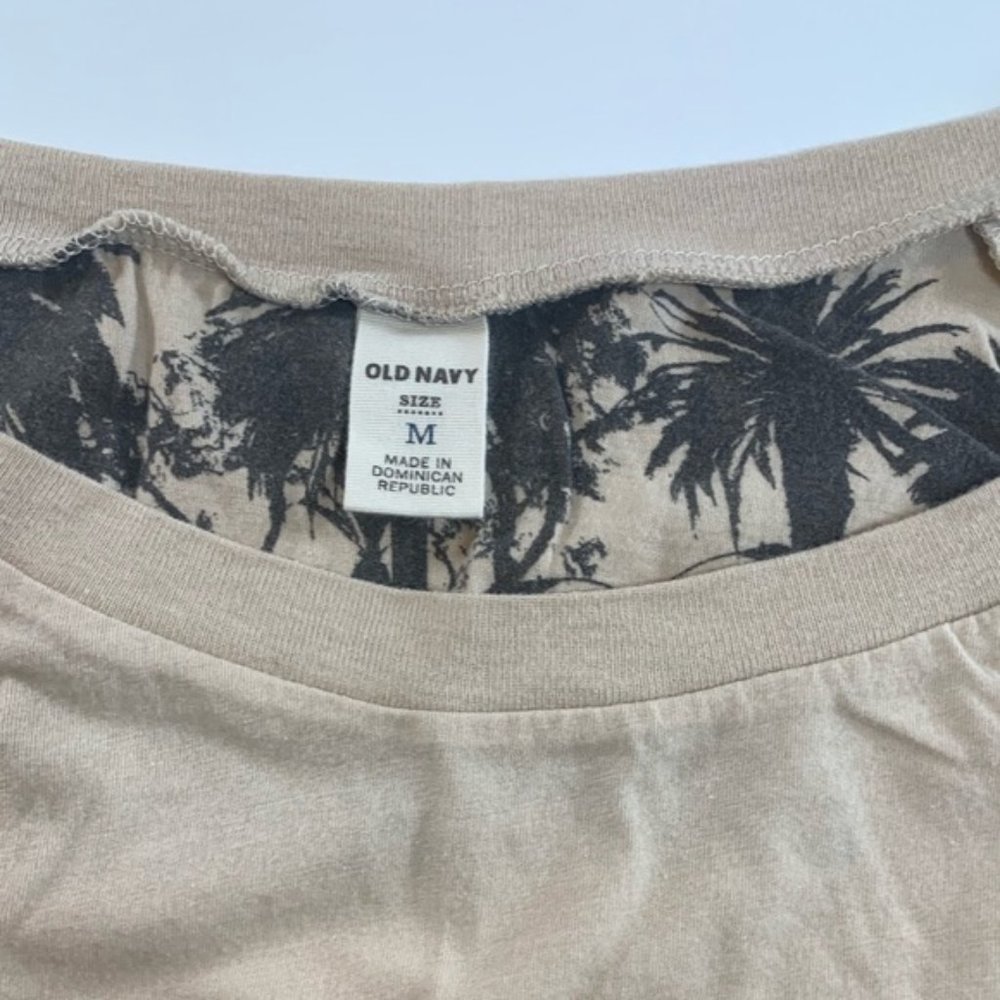 Old Navy | Los Angeles Palm Tree Medium Top Oversized Kimono Style - Picture 6 of 8